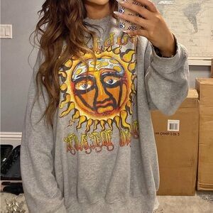 Gray Graphic Sweatshirt Sublime